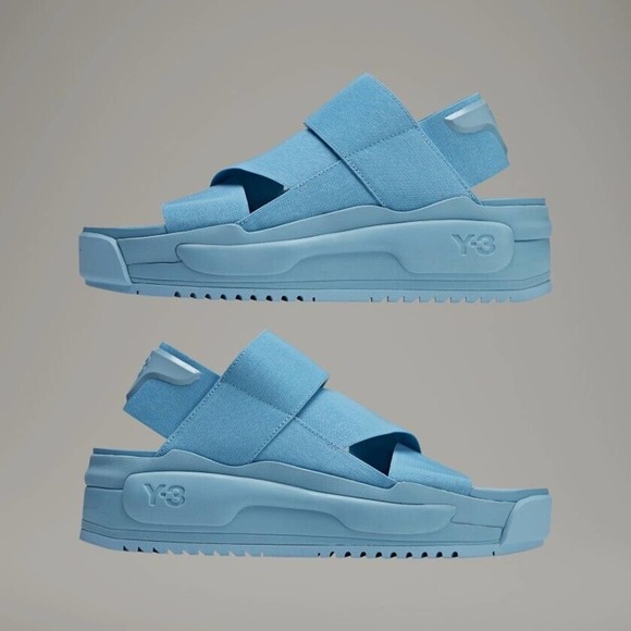 Adidas Y-3 Yamamoto Rivalry Sandals Shoes Teal Blue Men\'s Size 12.5 ID4455 main image 7